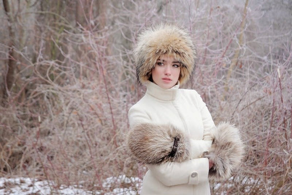 raccoon fur hat russian