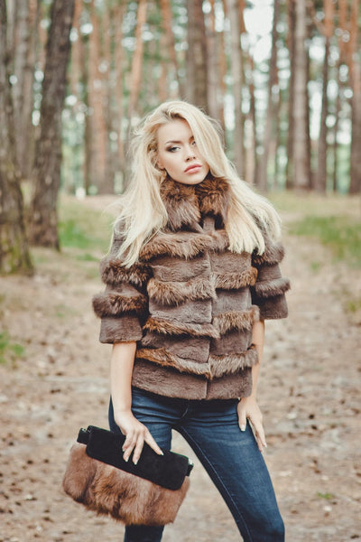 fox fur coat for sales