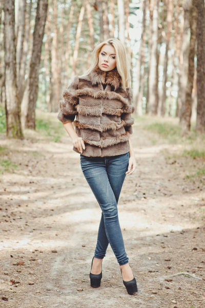 russian fox fur coat