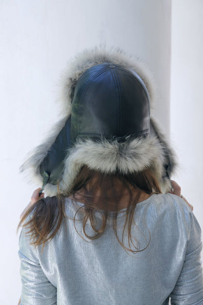 raccoon ladies fur hat