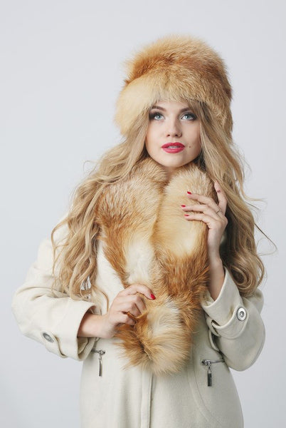 fur collar for girls