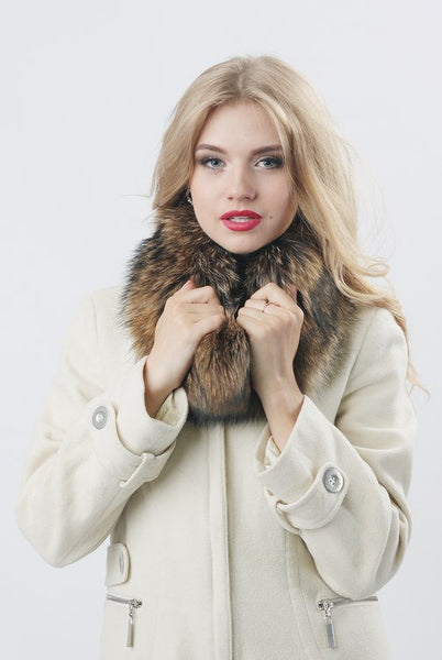 genuine fur snood