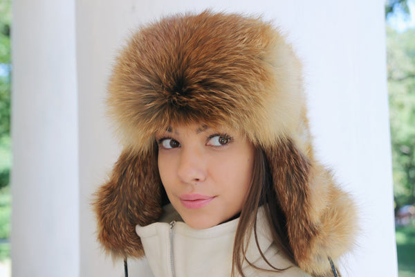 girls ushanka fur hat