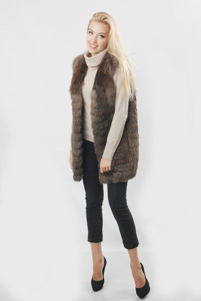 fur vest for sale