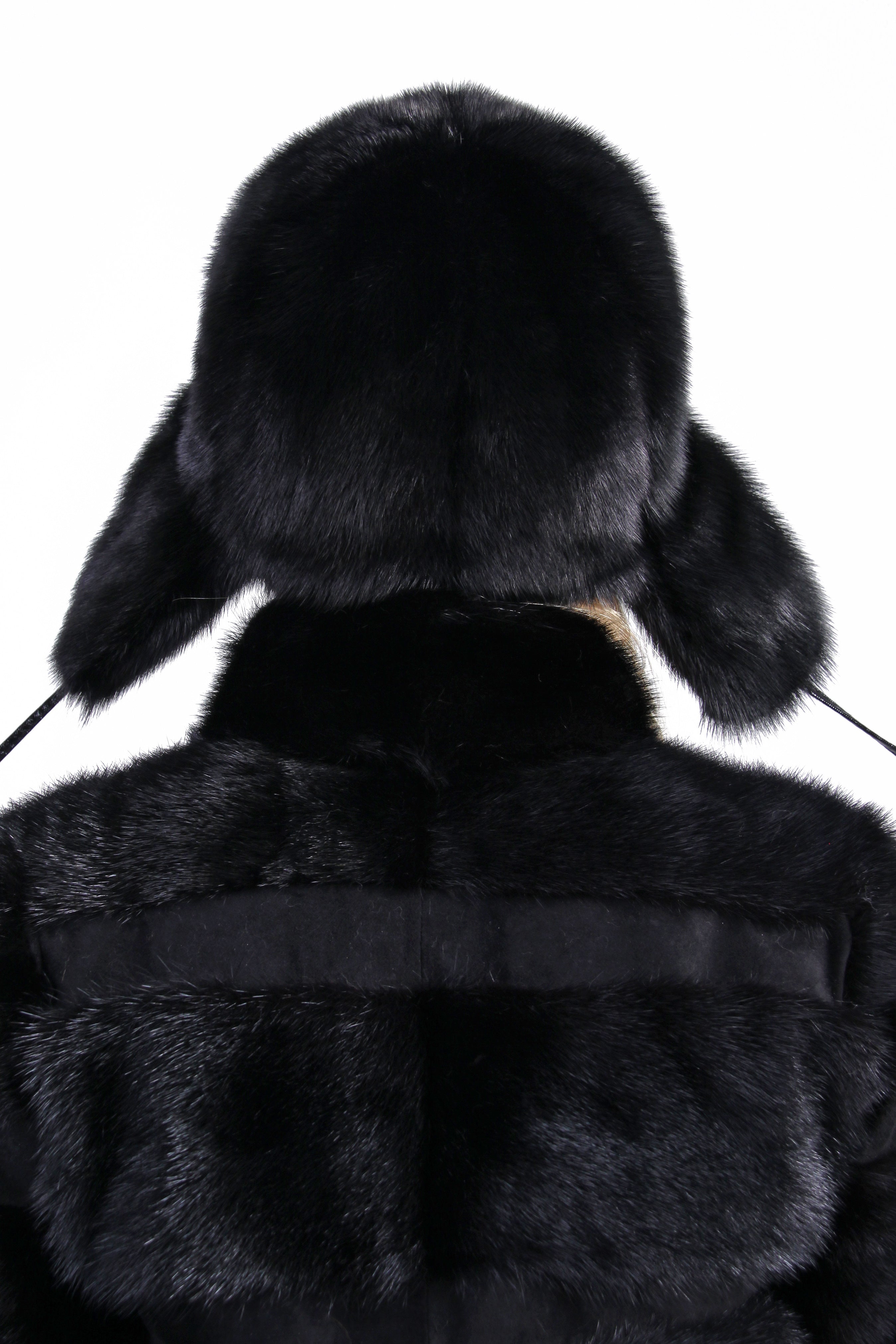 Black Mink Fur Hat