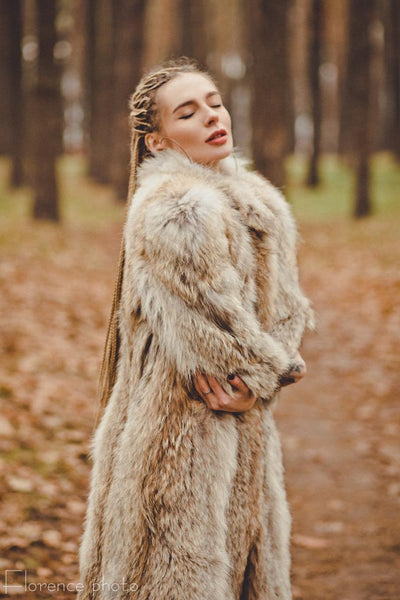 Coyote Fur Jacket for Women