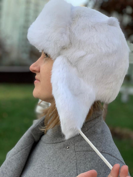 Rabbit Fur Hat (Several Colors)