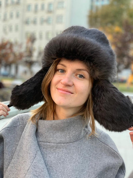 Rabbit Fur Hat (Several Colors)